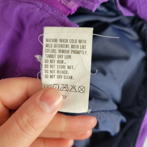 Vintage 90s Columbia‎ Winter Jacket Coat Purple Size Medium - Picture 9 of 10
